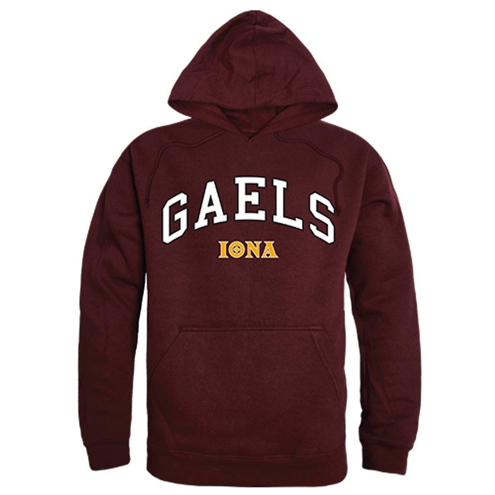 Iona College Gaels NCAA Men's Campus Hoodie Fleece Sweatshirt - Maroon, XX-Large