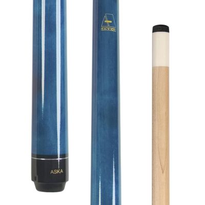 ASKA Short Kids Cue Stick, Canadian Hard Rock Maple, 13mm Hard Tip (LECN no wrap, 36 Inches)