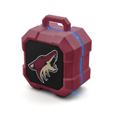 NHL Phoenix Coyotes ShockBox LED Wireless Bluetooth Speaker, Team Color