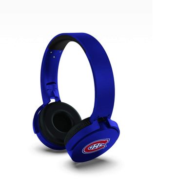 NHL Montreal Canadiens Wireless Bluetooth Headphones, Team Color