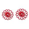 ASHATA Derailleur Pulley 11T Wheels Wheel Ceramic Pulley Aluminium Alloy Roller Accessory Support 7/8/9/10 Speed for (Red,11T) view 2