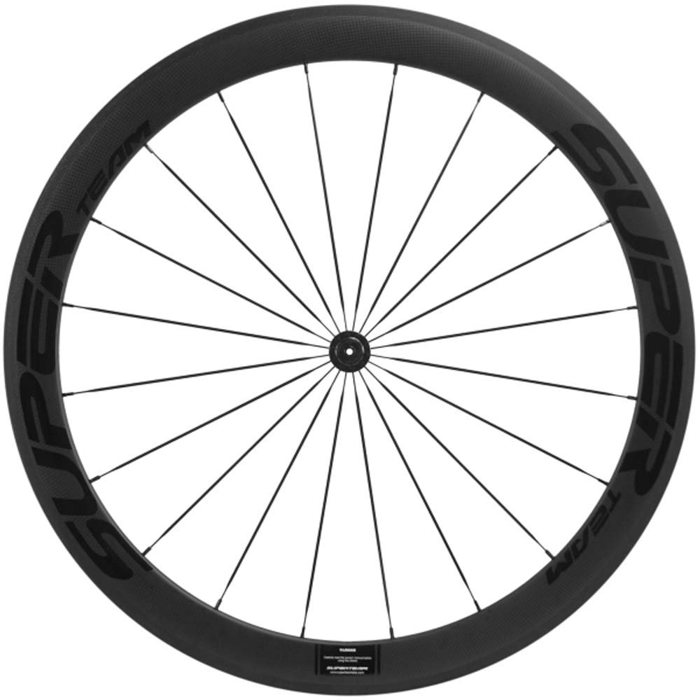 Superteam 50mm/23mm Carbon Bike Wheelset 700c Clincher Front & Rear Wheel (Front Wheel)