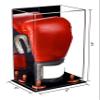 Better Display Cases Acrylic Vertical Boxing Glove Display Case with Mirror Case, Orange Risers and Black Base 8" x 6" x 14" (A092/V18) view 2