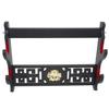 Eforlife Dragon Sword Holder Wall Mount Velvet Padded Katana Stand Samurai Sword Holder Display Rack (2-Tier) view 2