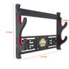 Eforlife Dragon Sword Holder Wall Mount Velvet Padded Katana Stand Samurai Sword Holder Display Rack (2-Tier) view 3