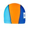 Arena Unisex Junior Unix II Swim Cap for Boys and Girls Ages 6 to 12 Lightweight Stretch Fabric Kids Pool Bathing Cap, One Size, Blue/Orange/Lightblue view 2