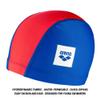Arena Unisex Junior Unix II Swim Cap for Boys and Girls Ages 6 to 12 Lightweight Stretch Fabric Kids Pool Bathing Cap, One Size, Blue/Red view 2