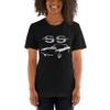 1969 Camaro SS Super Sport T-Shirt Black, Fan Gift, Unisex, Vintage, Retro, Classic, Racing view 3