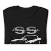 1969 Camaro SS Super Sport T-Shirt Black, Fan Gift, Unisex, Vintage, Retro, Classic, Racing view 4
