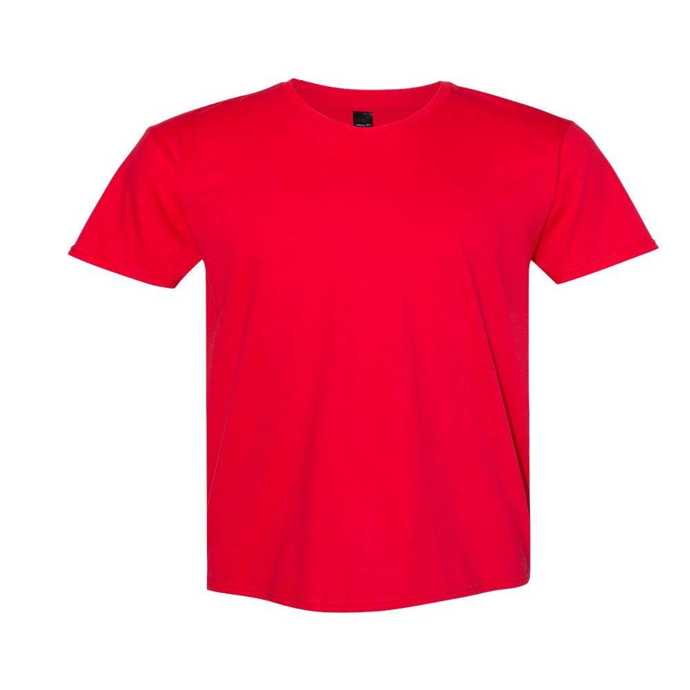 4.5 oz. 100% Ringspun Cotton Nano-T T-Shirt (4980) Athletic Red, L