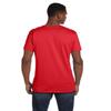 4.5 oz. 100% Ringspun Cotton Nano-T T-Shirt (4980) Athletic Red, L view 3