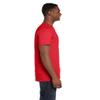 4.5 oz. 100% Ringspun Cotton Nano-T T-Shirt (4980) Athletic Red, L view 4