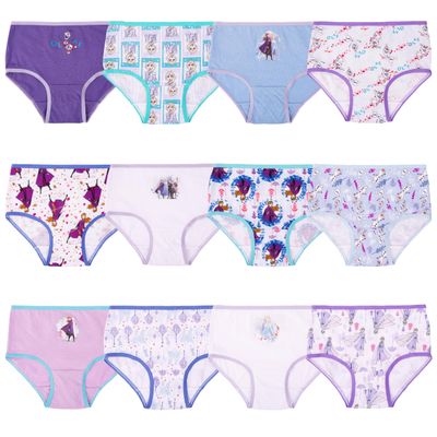 Disney Exclusive Frozen 12-Days Advent Underwear to make the Holidays and Potty Training Fun, in sizes 2/3T, 4T and 6