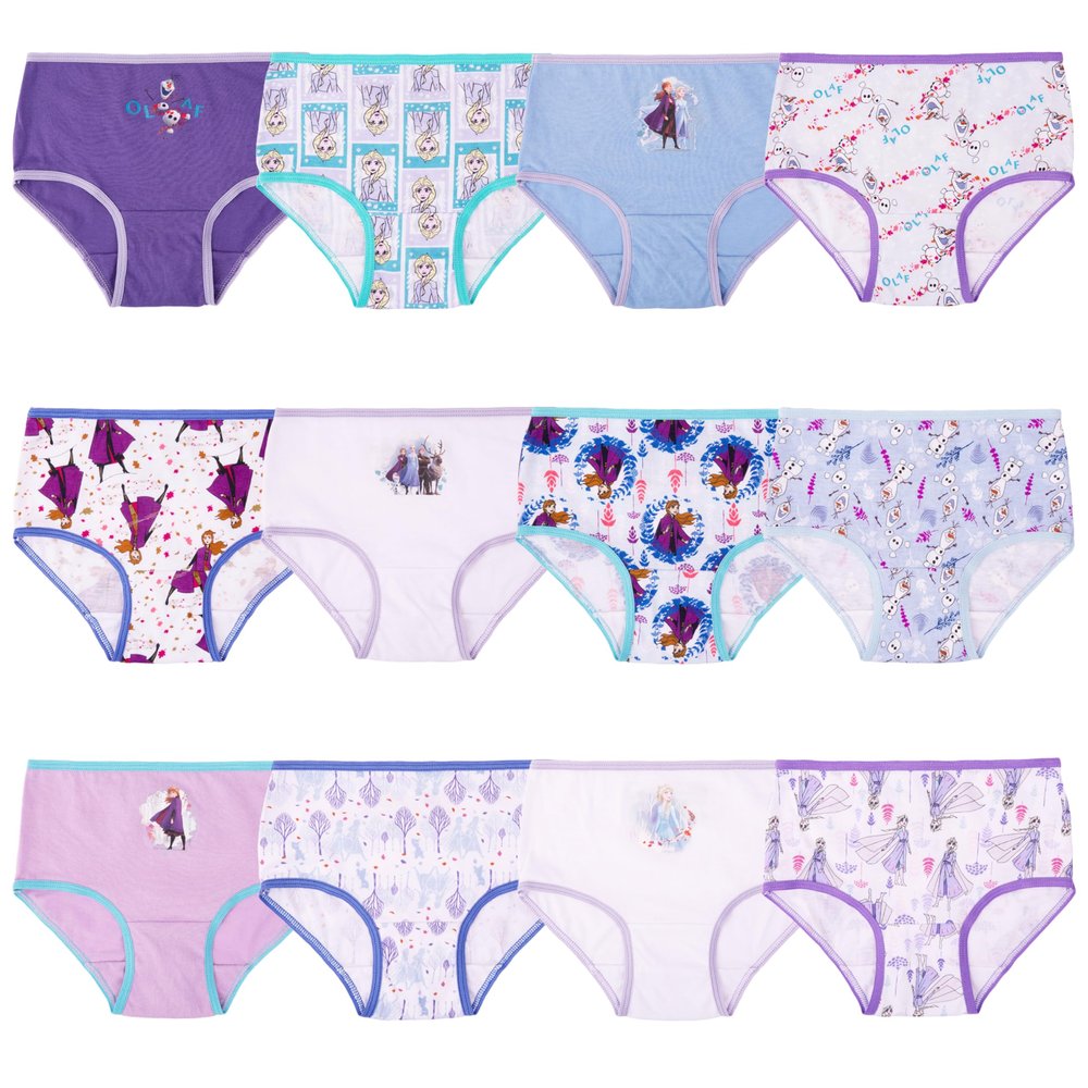 Disney Exclusive Frozen 12-Days Advent Underwear to make the Holidays and Potty Training Fun, in sizes 2/3T, 4T and 6