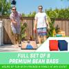 GoSports Classic Cornhole Set  Includes 8 Bean Bags, Travel Case and Game Rules (Choice of Style) view 4