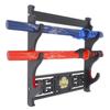 Eforlife Dragon Sword Holder Wall Mount Velvet Padded Katana Stand Samurai Sword Holder Display Rack (3-Tier) view 2
