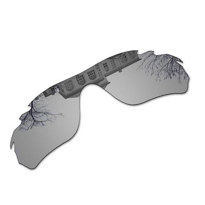 Millersawp Radar Edge Vented OO9184 Replacement Lenses Compatible with Oakley Sunglass-Silver Iridium