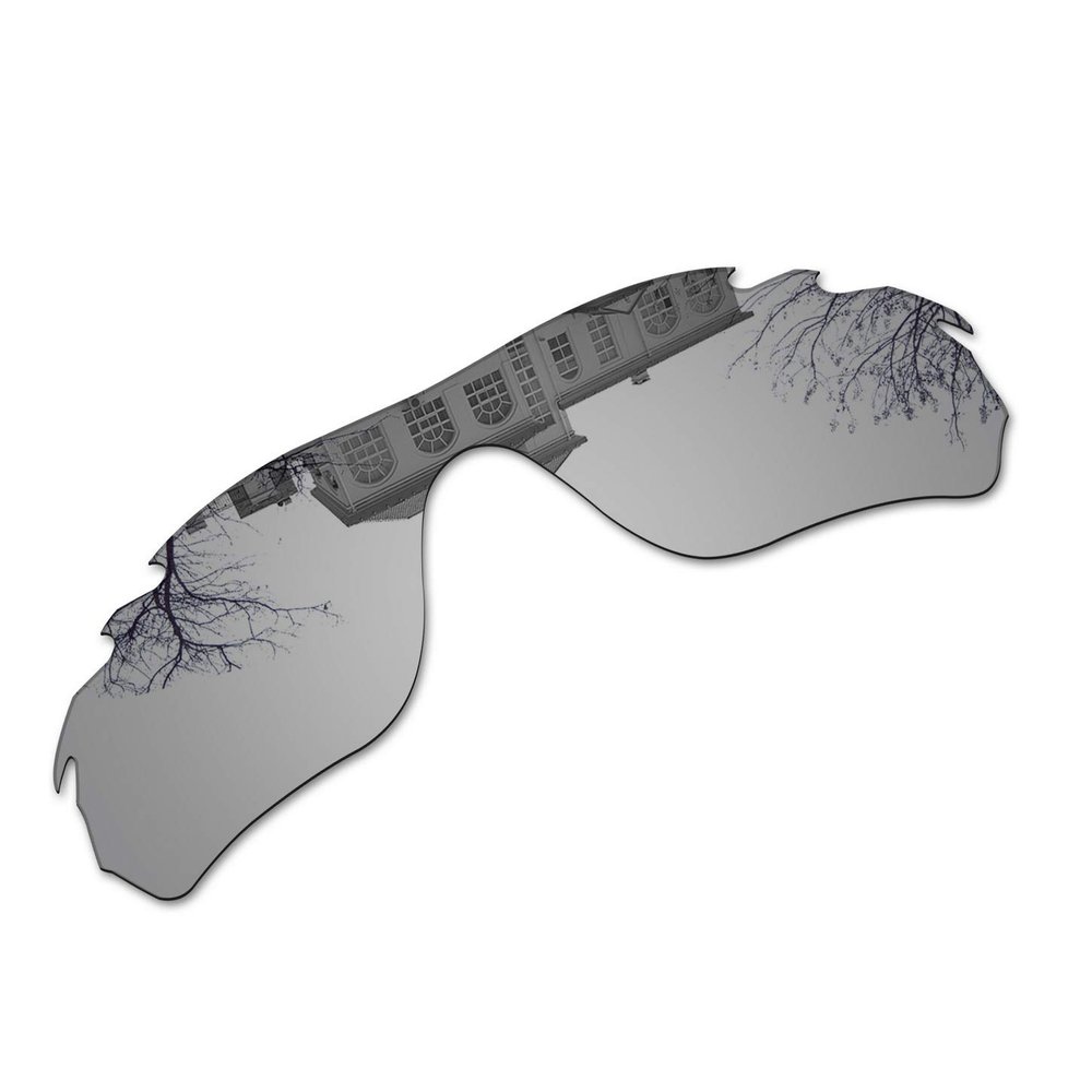 Millersawp Radar Edge Vented OO9184 Replacement Lenses Compatible with Oakley Sunglass-Silver Iridium