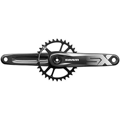 SRAM SX Eagle PowerSpline 12-Speed 32T Aluminum Boost Crankset | 165mm Black with Direct Mount BCD for MTB, Trail, Enduro, and All-Mountain Cycling Performance