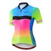 Cycling Jersey Womens Bike Jersey Zip Mountain Cycle Shirts Short Sleeve Road Bicycle Tops Pro Team Racing MTB Tops for Ladies Female Clothing wear Size XXL view 1