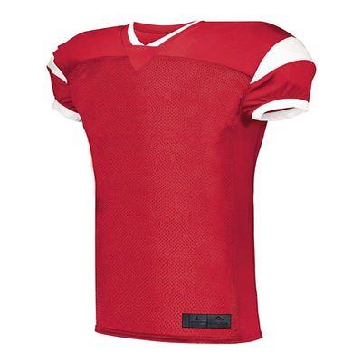 Augusta Sportswear Boys Slant Football Jersey L Red/White