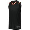 Holloway Sportswear Boys Retro Basketball Jersey S Black/Orange/White view 1