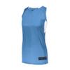 Augusta Sportswear Womens Step-Back Basketball Jersey, Columbia Blue/White, 2XL view 1