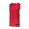 Augusta Sportswear Youth Step-Back Basketball Jersey, Red/White, S view 1