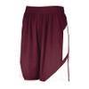 Augusta Sportswear Youth Step-Back Basketball Shorts, Maroon/White, XL view 1