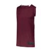 Augusta Sportswear Youth Step-Back Basketball Jersey, Maroon/White, XL view 1