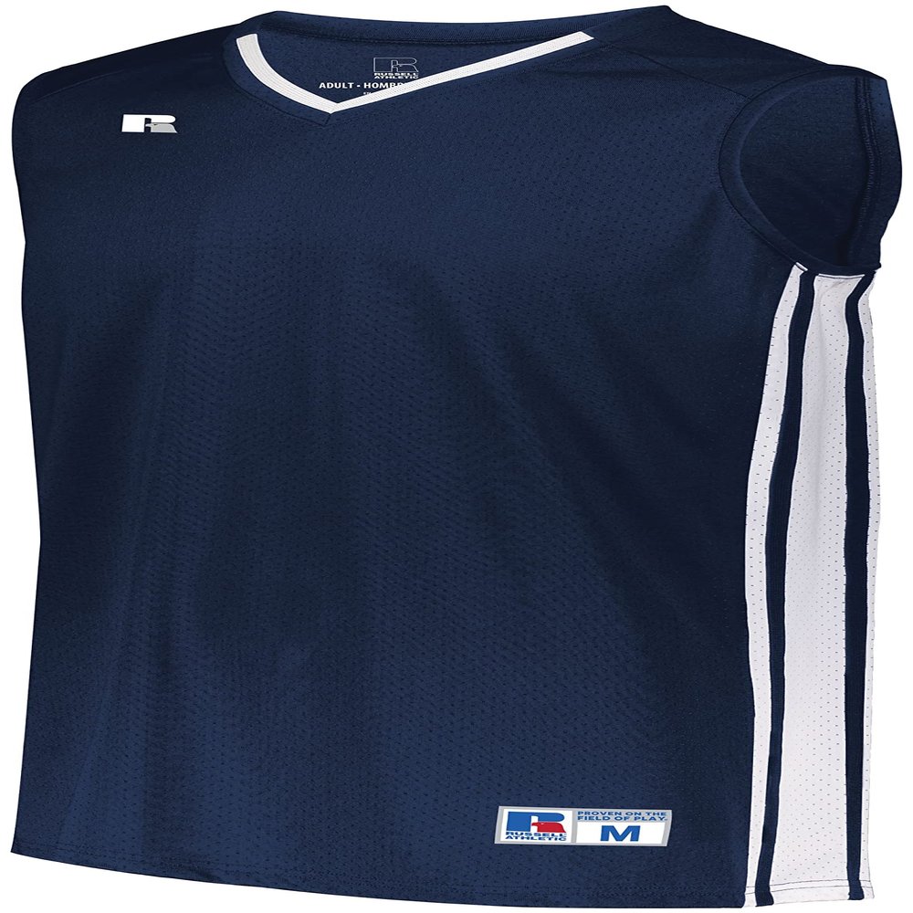 Russell Athletic Youth Legacy Basketball Jersey Navy/White S