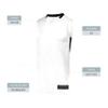 Augusta Sportswear Youth Step-Back Basketball Jersey, White/Black, XL view 4