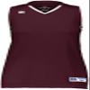 Russell Athletic Ladies Legacy Basketball Jersey Maroon/White L view 2