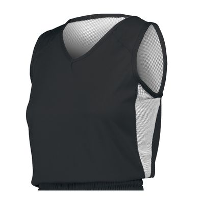 Russell Athletic Ladies Undivided Single Ply Reversible Jersey Black/White XL