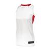 Augusta Sportswear Womens Step-Back Basketball Jersey, White/Red, XS view 1