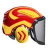 Pfanner Protos Integral Forest Helmet (Red & Yellow) (Chin Strap Not Included) view 1