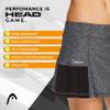 HEAD Women's Athletic Tennis Skort - Performance Training & Running Skirt - Pleated Black Heather, Medium view 3