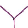 Pink/Black Full Size Hilason Horse Breast Collar Flat Braided Paracord 1" X 8Ft | Racing Barrel Rein Gifts view 1