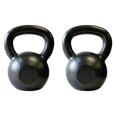 Ader 20kg (44lb) Premier Kettlebell Set (2pcs)