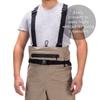 BASSDASH Mens Breathable Chest and Waist Convertible Waders for Fishing Hunting, Stocking Foot and Boot Foot Waders view 3