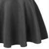 MBJ WB829 Womens Basic Versatile Stretchy Flared Casual Midi Skater Skirt XXXL Charcoal view 4