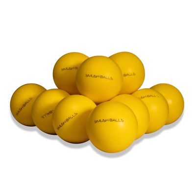 SMUSH BALLS Smushballs The Ultimate Anywhere Batting Practice Baseball (Yellow, 60)