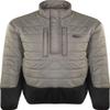 Drake Two-Tone Synthetic Double Down 1/4 Zip Pullover Green/Light Brown SM view 4
