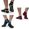 Muezna Men's Non-Slip Yoga Socks, Anti-Skid Pilates, Barre, Bikram Fitness Hospital Slipper Socks with Grips view 1