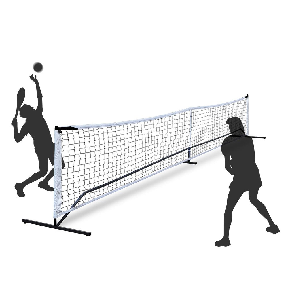 22FT Pickleball Net Regulation Size, Steady Metal Frame Pickle Ball Net Set System w/Carrying Bag for Outdoor,Indoor,Backyard, Driveway, Garage