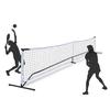 22FT Pickleball Net Regulation Size, Steady Metal Frame Pickle Ball Net Set System w/Carrying Bag for Outdoor,Indoor,Backyard, Driveway, Garage view 1
