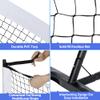 22FT Pickleball Net Regulation Size, Steady Metal Frame Pickle Ball Net Set System w/Carrying Bag for Outdoor,Indoor,Backyard, Driveway, Garage view 4