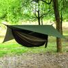 Camping Hammock with Mosquito Net and Rain Fly - Travel Hammock Bug Net - Hammock Tent for Outdoor Hiking Backpacking Travel Camping Accessories and Camping Gear Military Green view 2