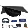 Camping Hammock with Mosquito Net and Rain Fly - Travel Hammock Bug Net - Hammock Tent for Outdoor Hiking Backpacking Travel Camping Accessories and Camping Gear view 1