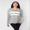 Chicka-d West Virginia Mountaineers Women's Cozy Fleece Quarter Zip Heather Grey, Small view 4
